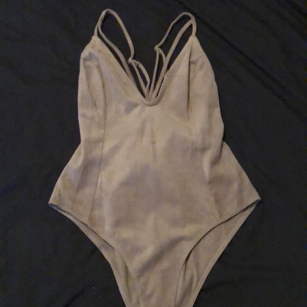 Velvet bodysuit